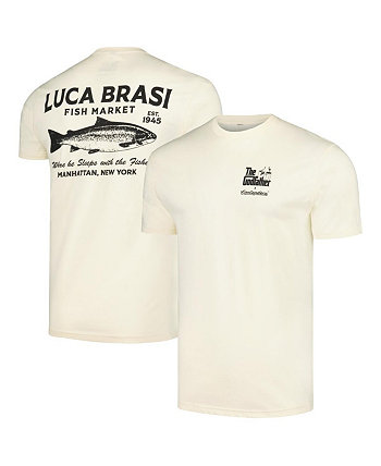 Мужская футболка Natural The Godfather Luca Brasi Fish Market Contenders Clothing