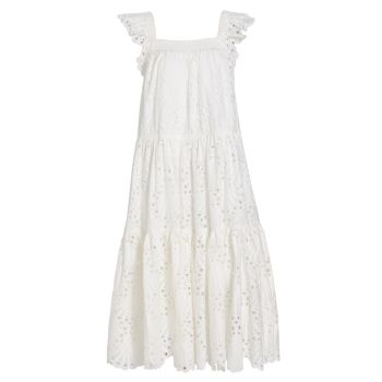 Платье миди с люверсами и рукавами-крылышками L&#8217;Amour Charina Sarte