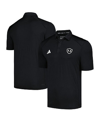 Мужская черная рубашка-поло Miami Hurricanes Strategy AEROREADY Adidas