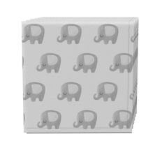 Napkin Set of 4, 100% Cotton, 20x20&#34;, Baby Elephant Repeat Fabric Textile Products