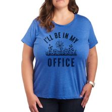 Plus I'll Be In My Office Graphic Tee Unbranded
