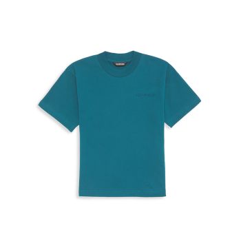 Маленький ребенок &amp;amp; Детская классическая футболка с коротким рукавом Balenciaga