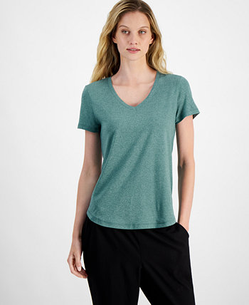 Женская футболка Performance с V-образным вырезом, созданная для Macy's ID Ideology