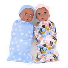 Battat LullaBaby Twin Baby Dolls & Sleep Sacks Set Battat