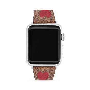 Тканевый ремешок Apple Watch® Heart с покрытием COACH