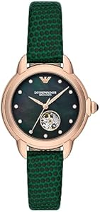 Emporio Armani Women's Three-Hand Watch; Dress Watch for Women Emporio Armani