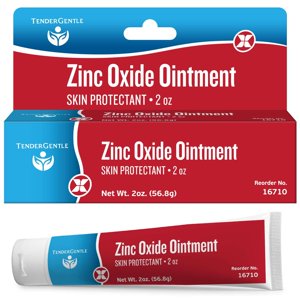 Tender Gentle Zinc Oxide Ointment for Adults and Babies - 2 oz Diaper Rash Ointment - Skin Protectant for Diaper Rashes, Cuts, and Burns Tender Gentle