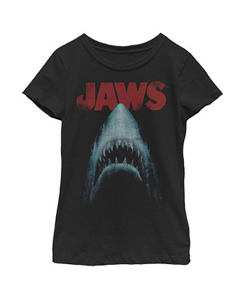Girl's Jaws Classic Poster  Child T-Shirt NBC Universal