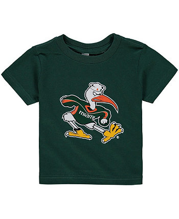 Toddler Unisex Green Miami Hurricanes Big Logo T-shirt Two Feet Ahead