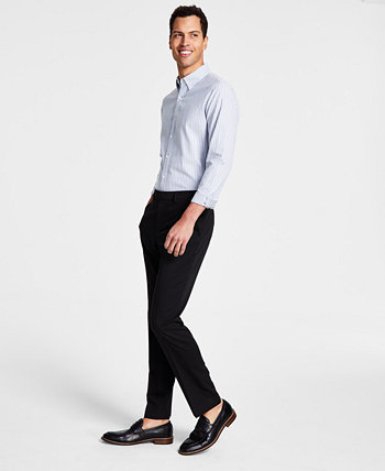 Мужские однотонные классические брюки Modern-Fit DKNY