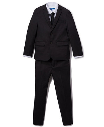 Комплект из 5 предметов для больших мальчиков: рубашка, галстук, куртка, жилет и брюки. Perry Ellis