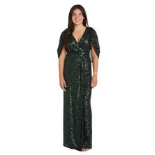 Женское длинное платье с пайетками и открытыми плечами Nightway Nightway