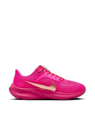  Женские кроссовки для бега Nike Air Zoom Pegasus 40 в цвете ярко-розовый Nike