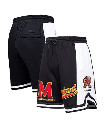 Men's Black Maryland Terrapins Script Tail DK 2.0 Shorts Pro Standard