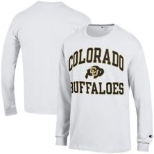 Men's Champion  White Colorado Buffaloes High Motor Long Sleeve T-Shirt Champion