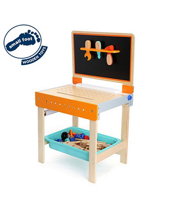 Маленькие деревянные игрушки 2 в 1 Детский верстак с игровым столом для рисования Legler