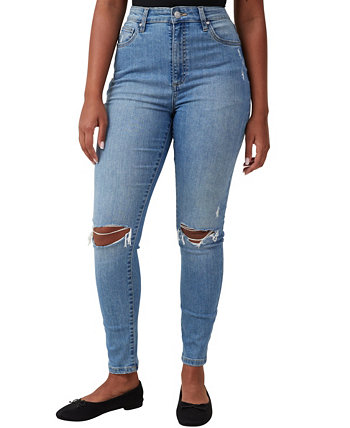 Женские джинсы скинни с пышной юбкой высокой эластичности COTTON ON