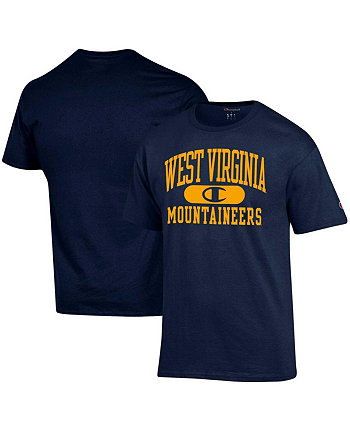 Мужская темно-синяя футболка West Virginia Mountaineers Arch Pill Champion