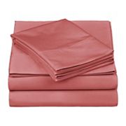 SUPERIOR Egyptian Cotton 530 Thread Count Solid Deep Pocket Sheet Set with Pillowcases Superior