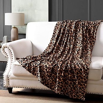 Marcielo Leopard Fleece Throw Blanket 50 By 60 Inches MarCielo