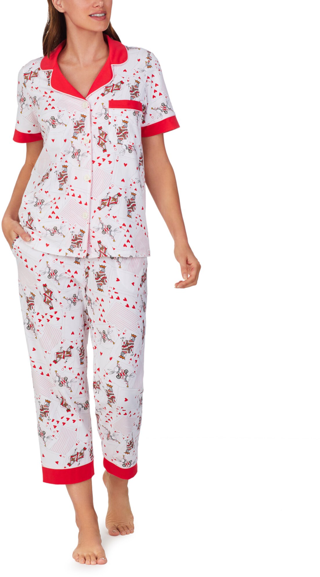 Укороченный пижамный комплект с короткими рукавами Bedhead PJs