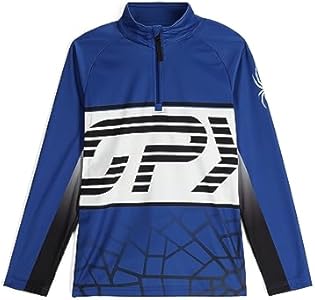 Spyder Boys Web Half Zip T-Neck Spyder