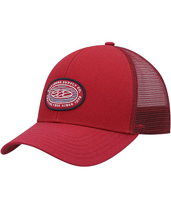 Мужская регулируемая шляпа Snapback с красными стенками Trucker Billabong