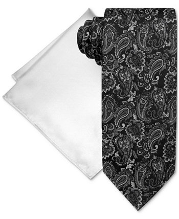 Мужской комплект с галстуком и нагрудным платком с рисунком пейсли Steve Harvey