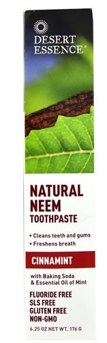 Натуральная зубная паста Ним с корицей — 6,25 унции Desert Essence