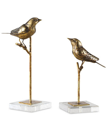 Набор воробьиных из 2-х скульптур птиц Uttermost