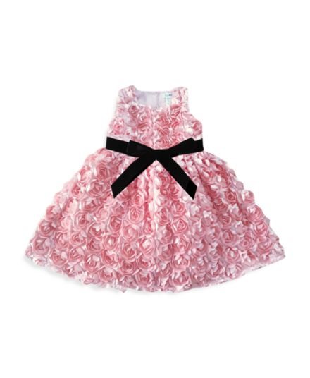 Little Girl's &amp; Girl's ​Priscila Rose Floral Bow Dress Joe-Ella