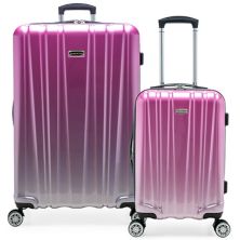 Traveller's Choice Ruma II - набор прочных чемоданов-спиннеров с твердой поверхностью из 2 предметов Traveler's Choice