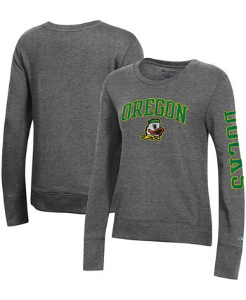 Женский флисовый свитшот Oregon Ducks University 2.0 темно-серого цвета Champion