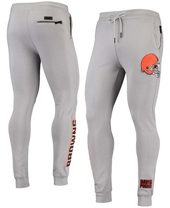 Мужские серые брюки-джоггеры с логотипом Cleveland Browns Pro Standard