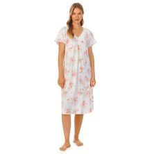 Women's Carole Hochman Cotton Flutter Sleeve Nightgown Carole Hochman