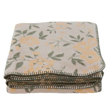 Discover Europe - Made in Portugal Floral Print Throw Discover Europe