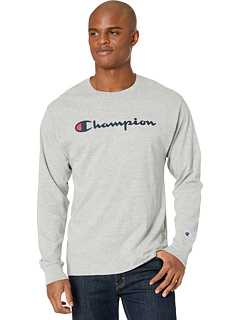 Классическая футболка с длинным рукавом с рисунком Champion