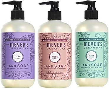 MRS. MEYER'S CLEAN DAY Hand Soap, Acorn Spice, Made with Essential Oils, 12.5 oz - Pack of 3 Mrs. Meyer's Clean Day