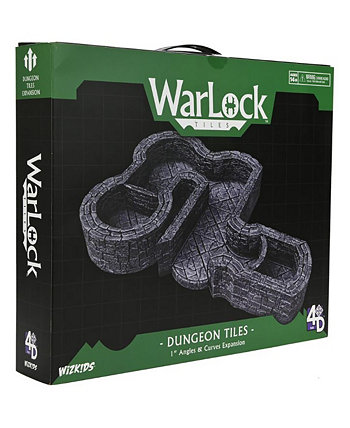 WarLock Tiles 1-дюймовый Dungeon Angles Curves Expansion Pack Настольный аксессуар для ролевой игры WizKids Games
