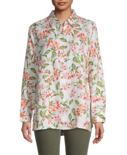 Рубашка из льна с цветочным принтом Petal Of Honor Tommy Bahama
