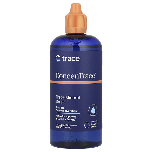 ConcenTrace, Полный Спектр Минеральных Капель - 237 мл - Trace Minerals Research Trace Minerals Research