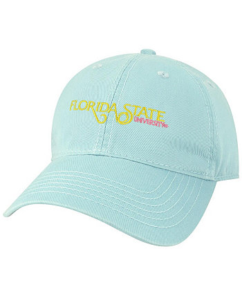 Мужская бирюзовая шляпа из саржи с регулируемой длиной волны и пляжного клуба семинолов штата Флорида League Collegiate Wear