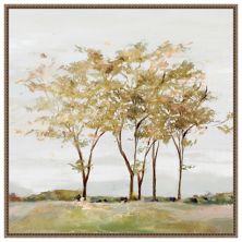 Golden Acre Wood (trees) By Isabelle Z Framed Canvas Wall Art Print Amanti Home