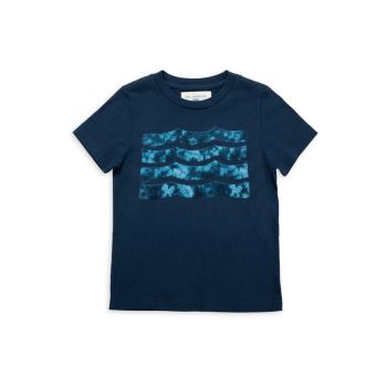 Little Kid's &amp; Kid's Mineral Waves Crewneck T-Shirt Sol Angeles