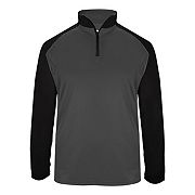 Мужская Футболка Badger Ultimate Softlock Sport Quarter-zip Pullover Badger