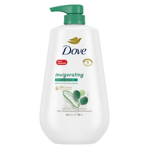 Dove Invigorating Long Lasting Gentle Women's Body Wash Aloe & Eucalyptus All Skin Type, 30.6 fl oz Dove