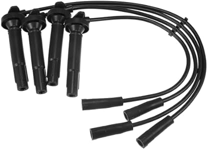 ACROPIX Car Spark Plug Coil Wires Ignition Coil Harness Cable 6.7mm Fit for Subaru Baja Outback Legacy 2.2L 2.5L No.22451AA730/22448AA00A - Pack of 4 Acropix