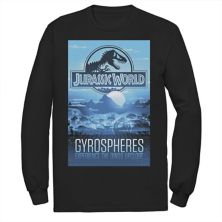 Мужская футболка с плакатом в парке Jurassic World Gyrospheres Tour Jurassic Park