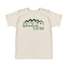 Adventure Is Out There Mountains Toddler Short Sleeve Graphic Tee The Juniper Shop