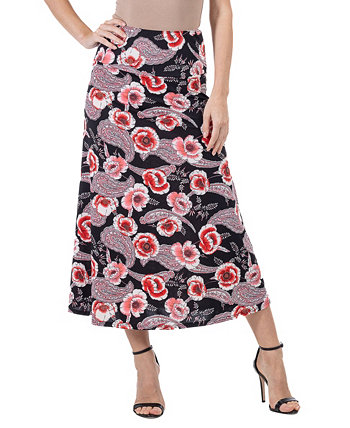 Женская макси-юбка с цветочным принтом 24Seven Comfort